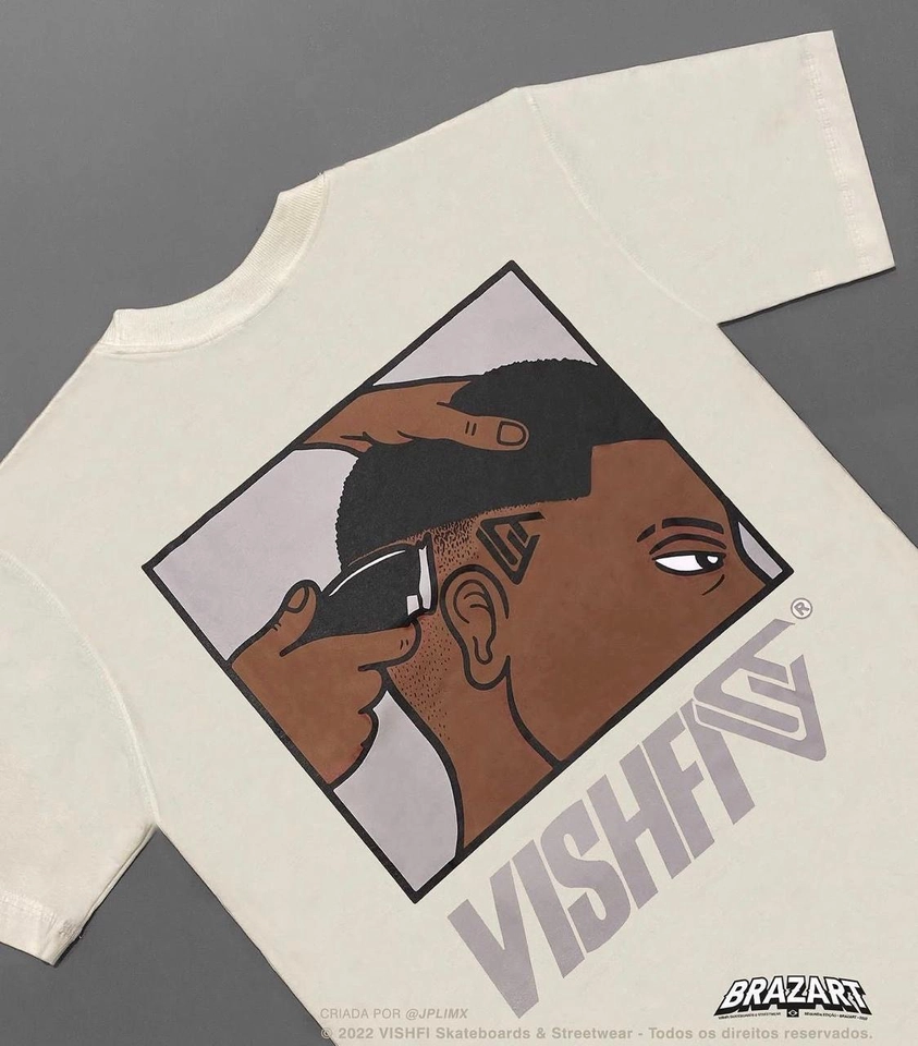 Camiseta oversized vishifi na regua - 1
