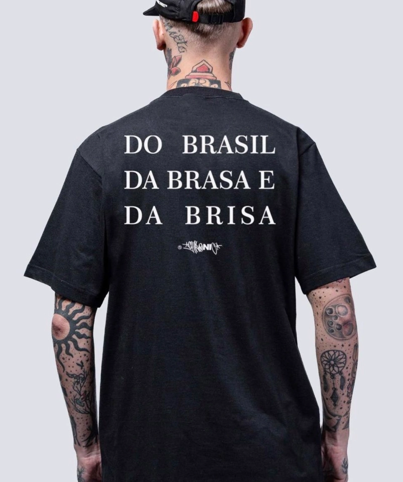Camiseta chronic do brasil da brasa e da brisa - 1