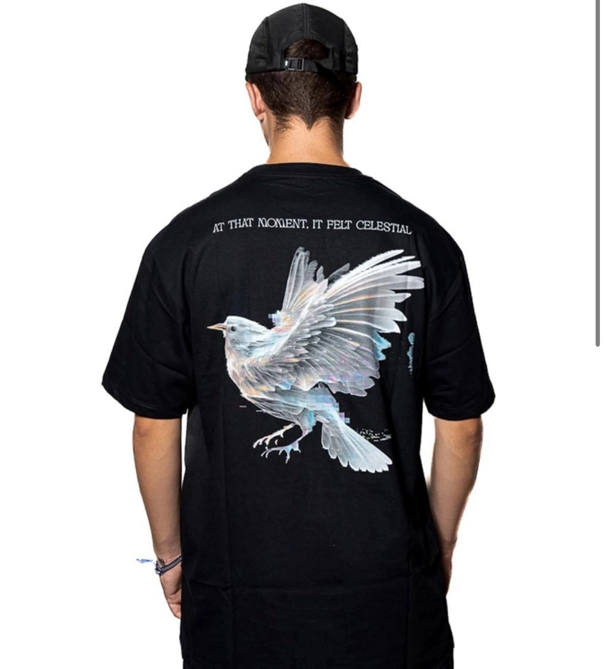 Camiseta Blunt bird 3d - 1