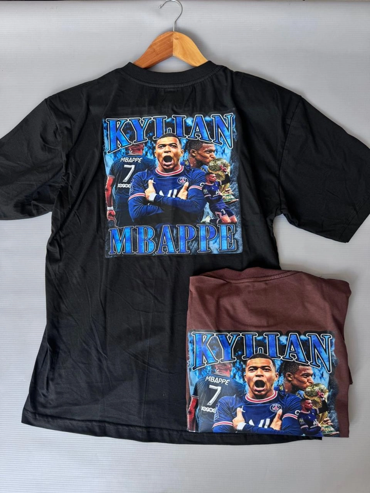 Camiseta Oversized jogador mbappe - 1