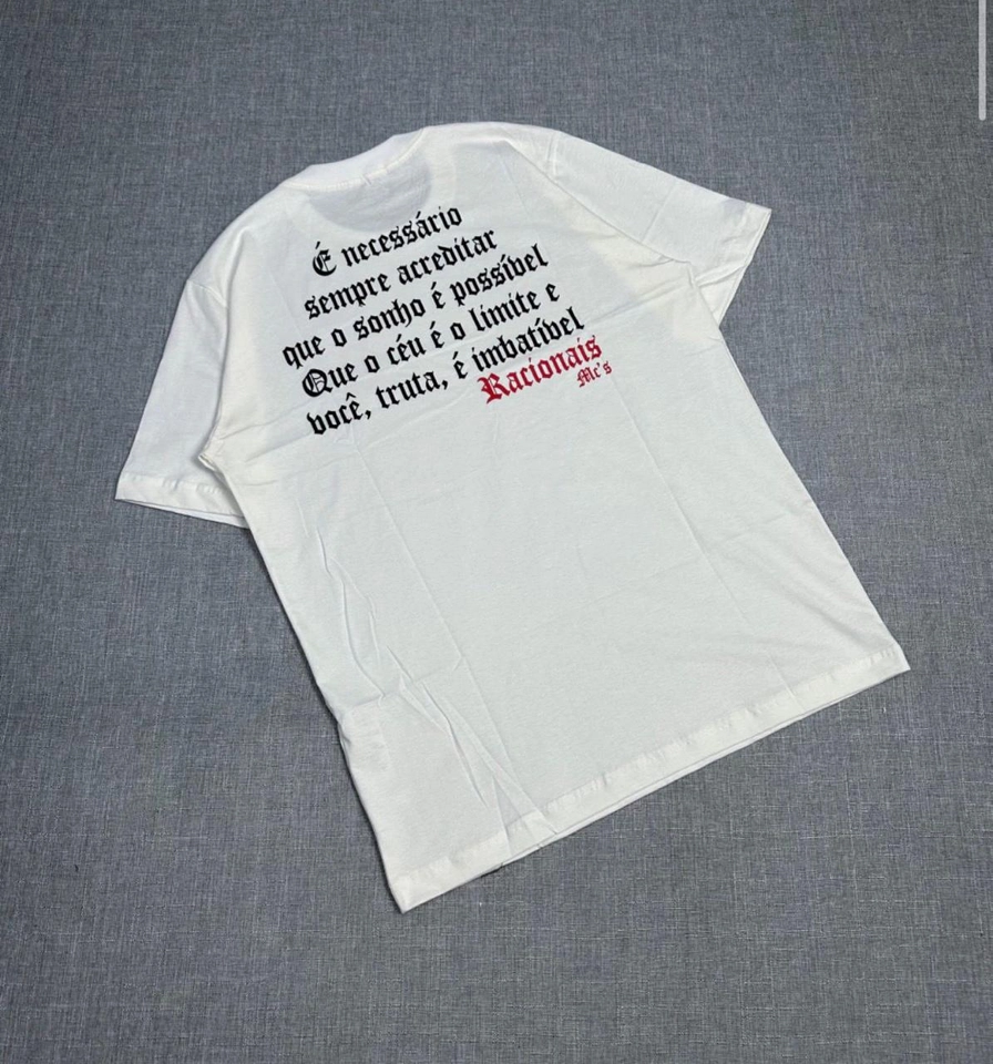 Camiseta oversized racionais é necessario - 1