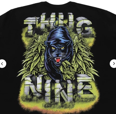 Camiseta Thug nine jungle - 1