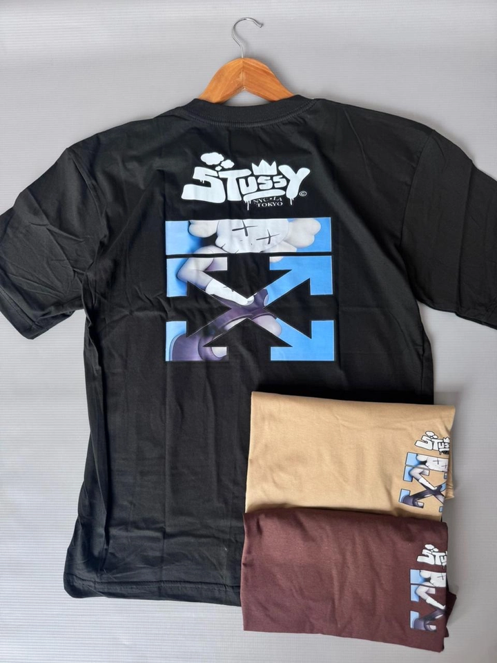 Camiseta oversized dtf 40.1 stussy bubble - 1