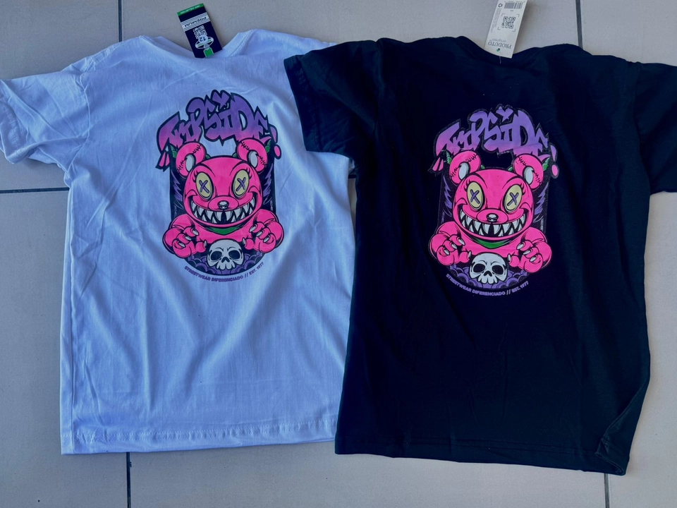 Camiseta Juvenil TS urso pink - 2