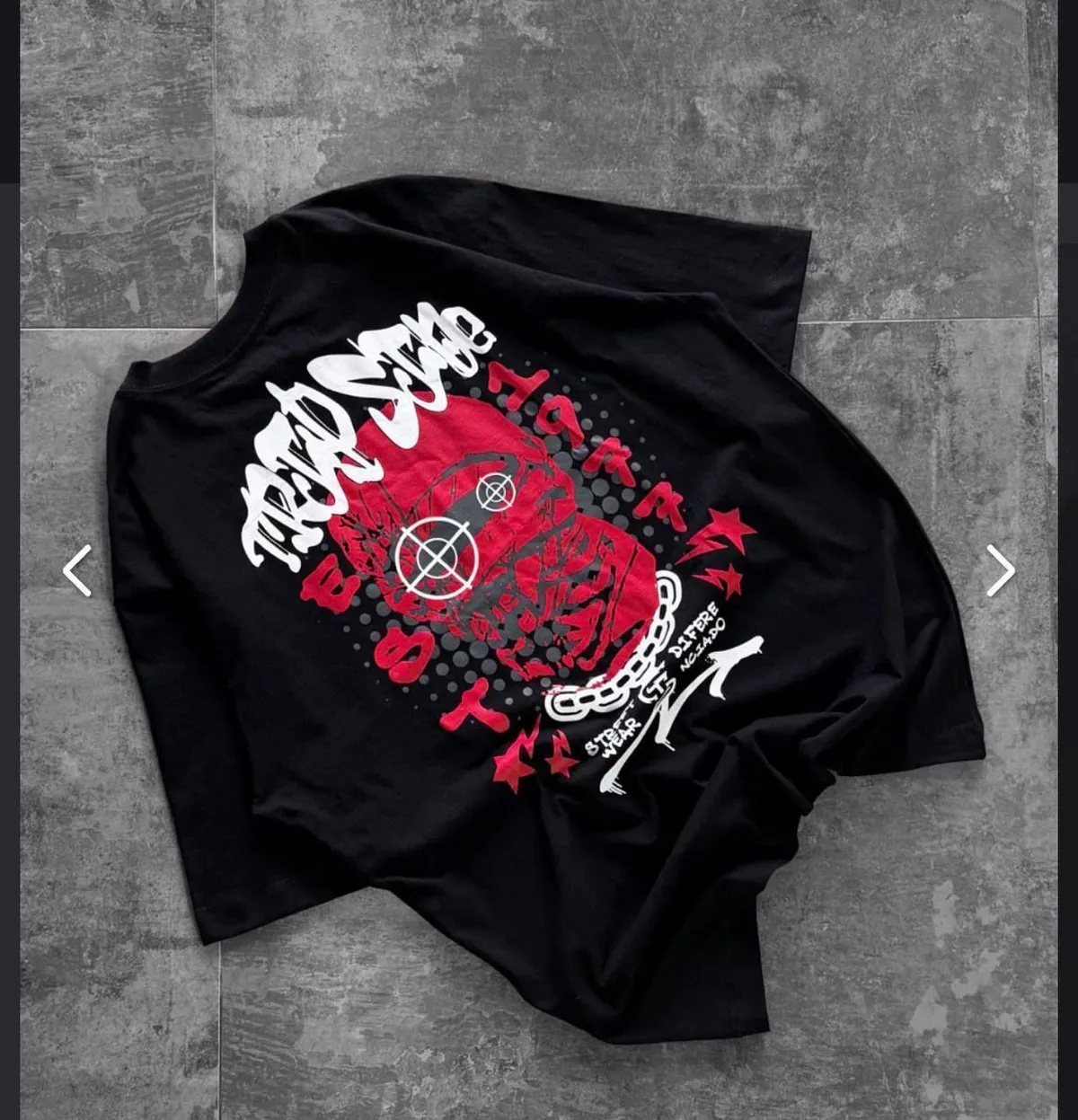 Camiseta Tripside balaclava red
