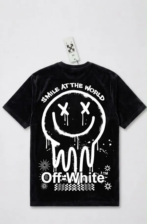 Malhão suedine Off white smile the world