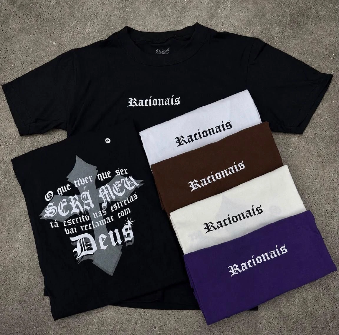 Camiseta racionais o que tiver que ser sera meu - 1