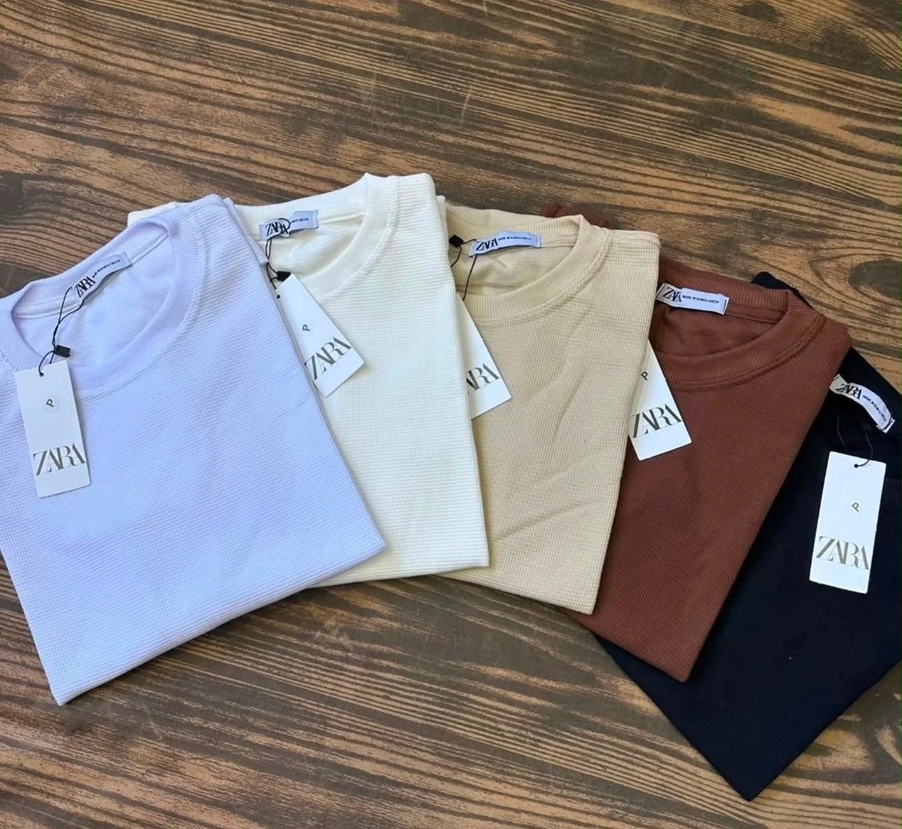 CAMISETA ZARA TEXTURIZADA - 2