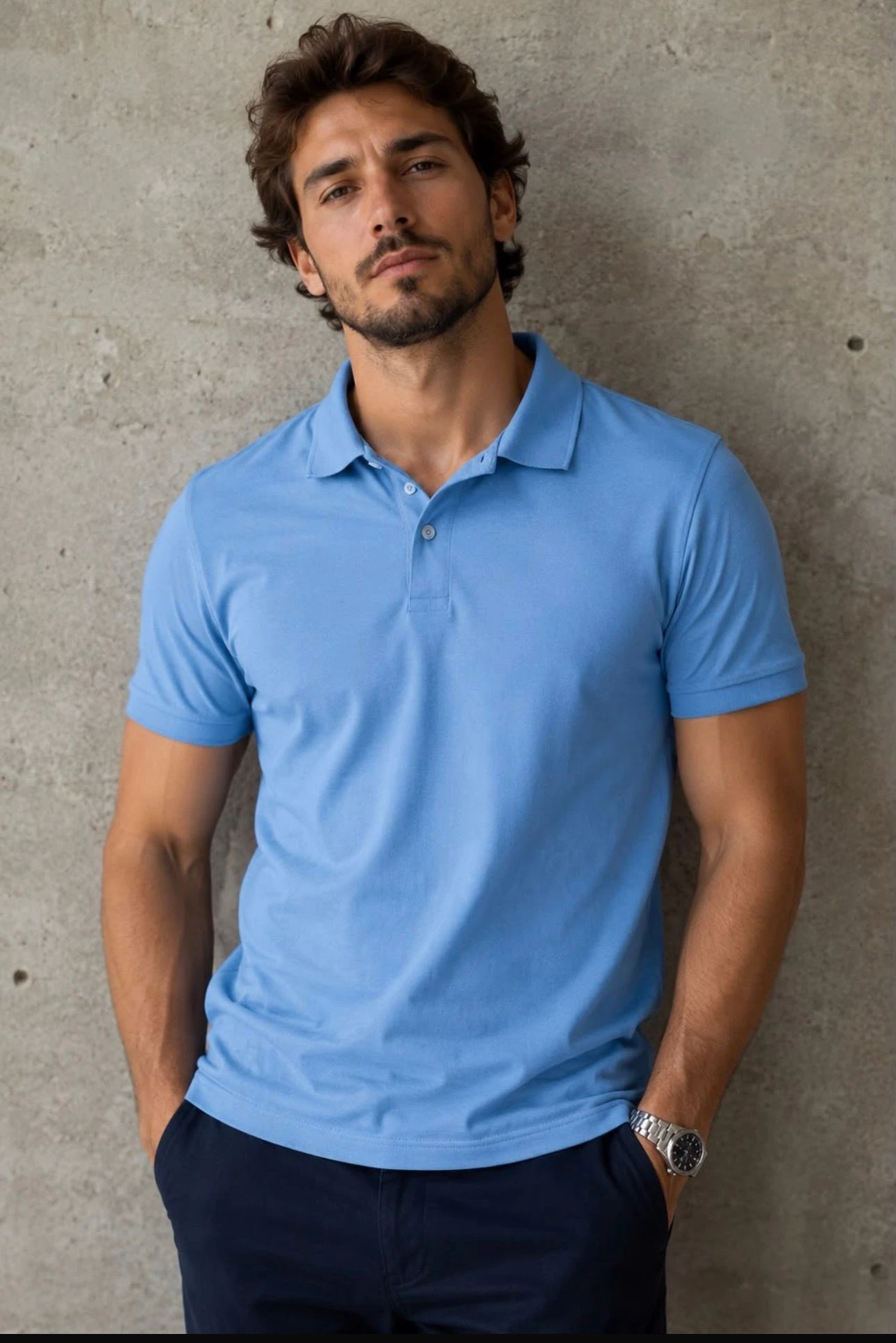 CAMISETA POLO ZARA TEXTURIZADA - 6