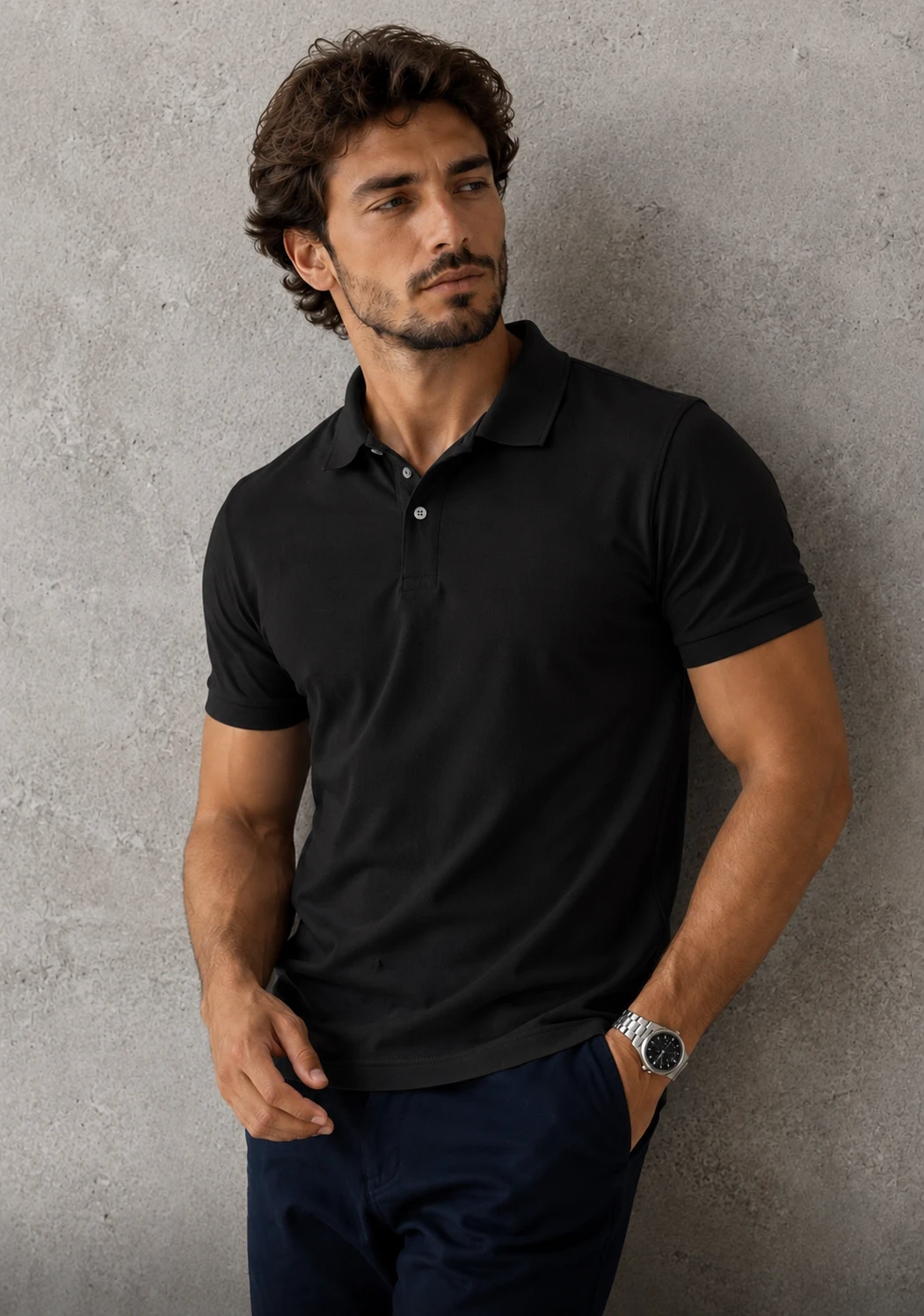 CAMISETA POLO ZARA TEXTURIZADA - 4