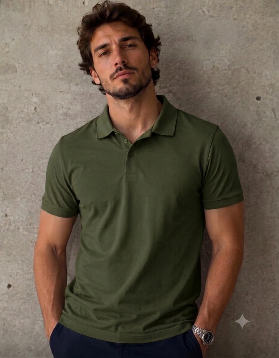CAMISETA POLO ZARA TEXTURIZADA - 8
