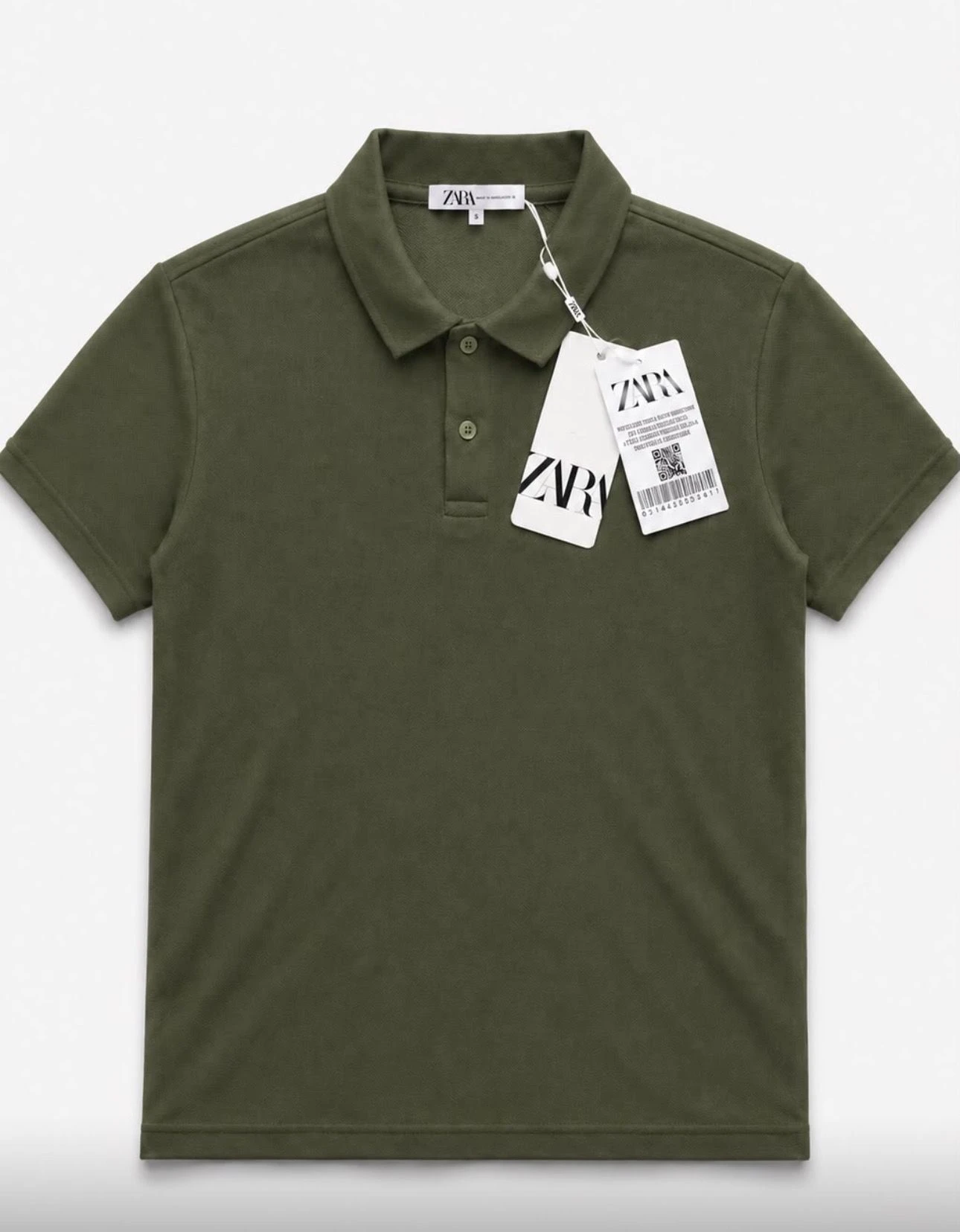 CAMISETA POLO ZARA TEXTURIZADA - 9