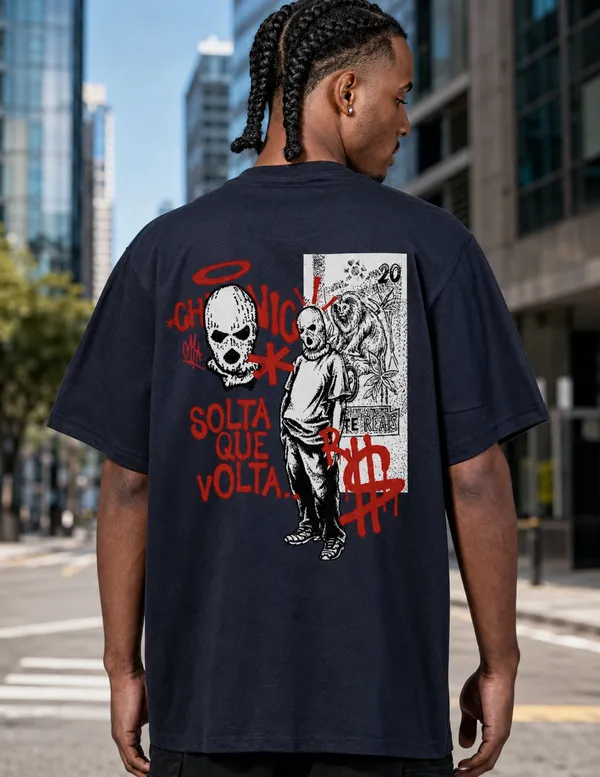 Camiseta chronic solta que volta 