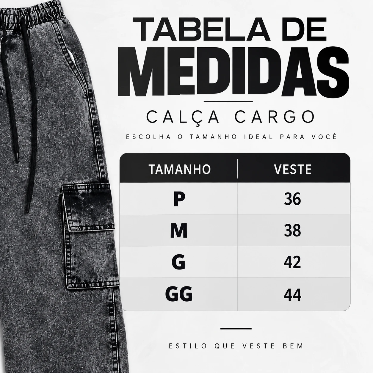 Calça cargo ballon estonada - 3