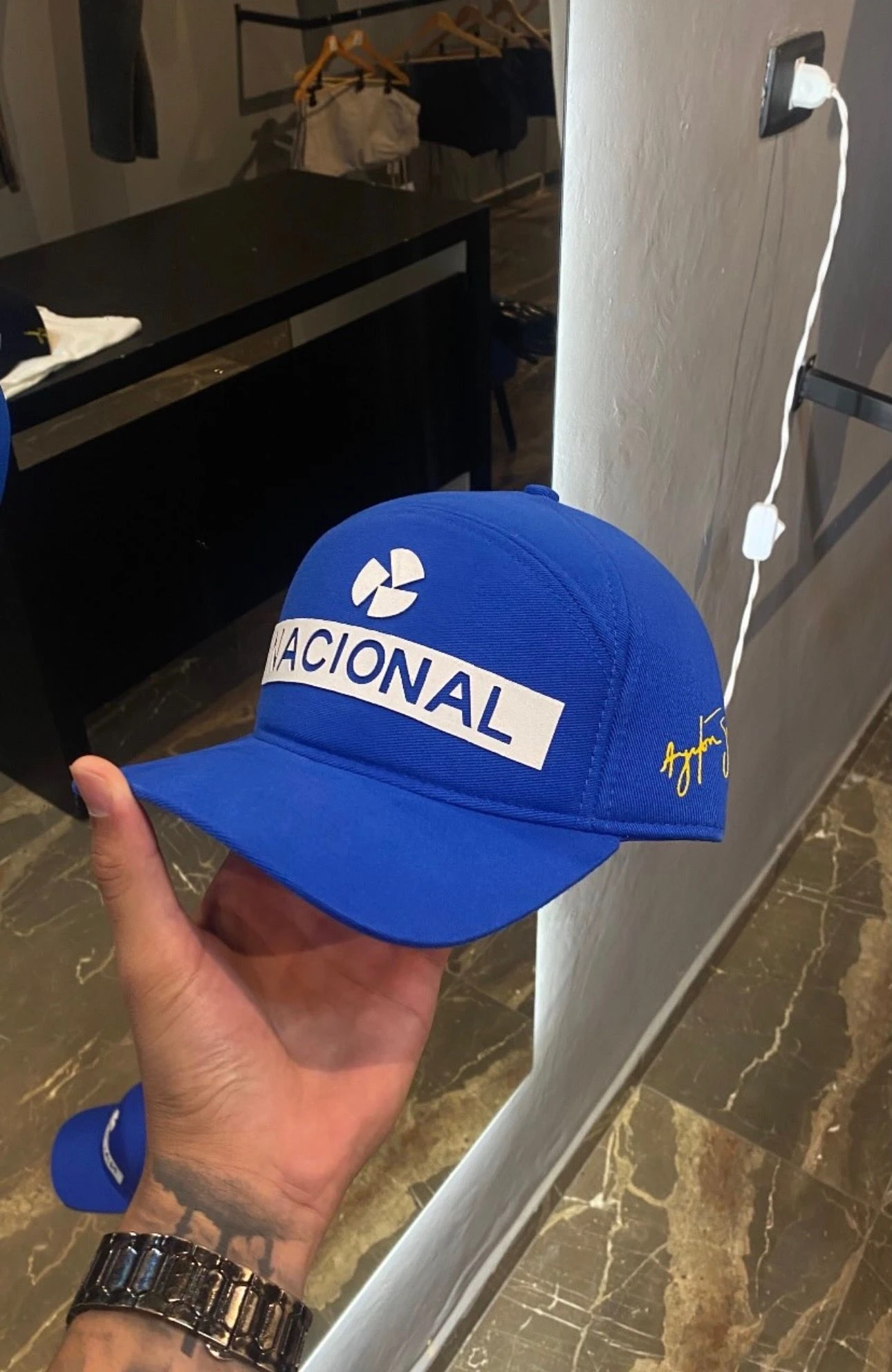 Boné Nacional Airton senna minimo 10 peças - 3