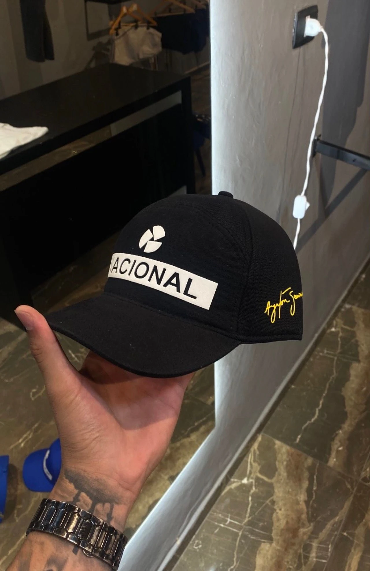 Boné Nacional Airton senna minimo 10 peças - 2