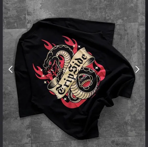 Camiseta Tripside snake fire