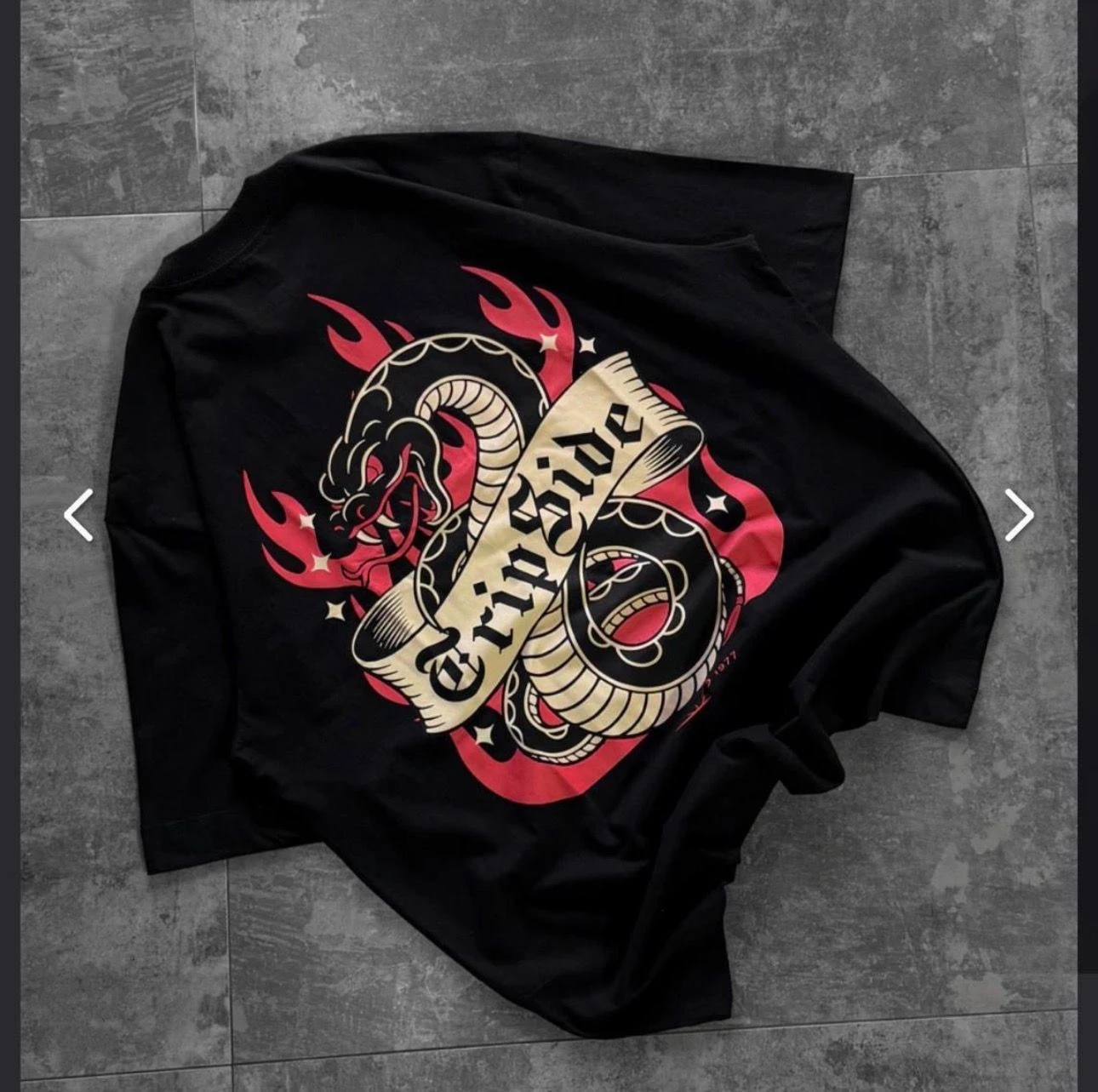 Camiseta Tripside snake fire - 1
