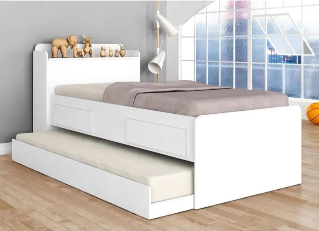 CAMA BIBOX SOLTEIRO 100% MDF - 2