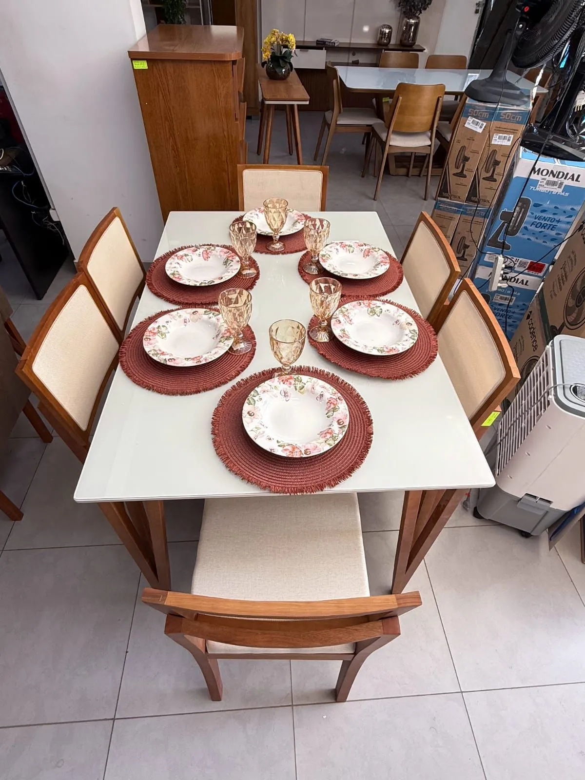 MESA DE JANTAR SAFIRA + CADEIRAS SAFIRA - 2