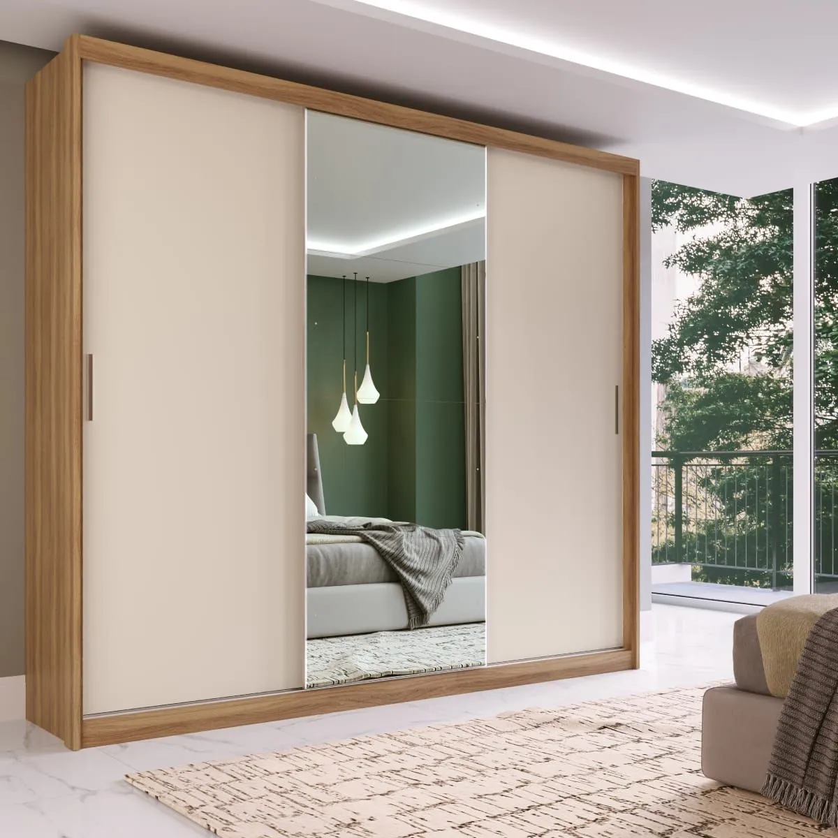 GUARDA ROUPA DALILA 100% MDF - 1