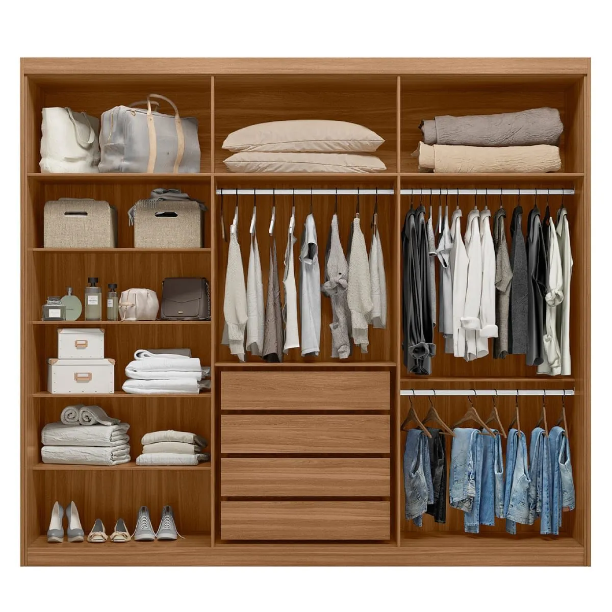 GUARDA ROUPA DALILA 100% MDF - 2
