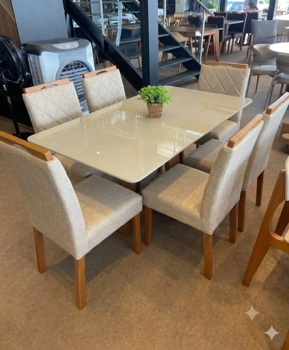 CONJ. DE MESA CELESTE 6 LUGARES - 4
