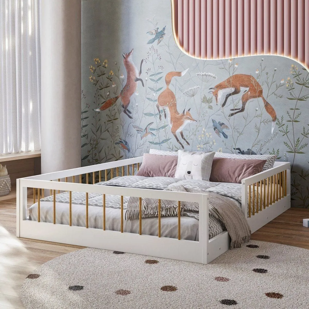 CAMA CASAL INFANTIL MONTESSORIANA - 1
