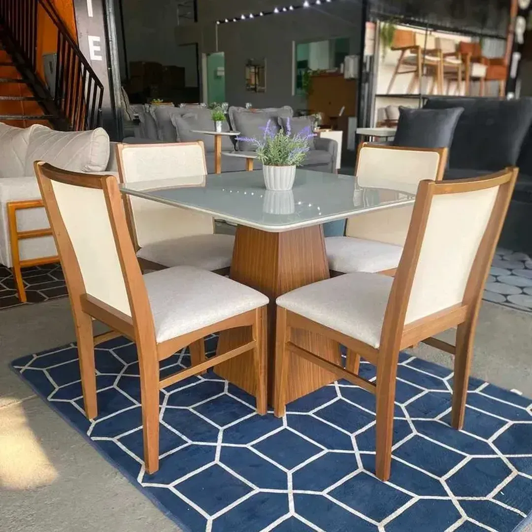 CONJUNTO MESA PRADA 90 x 90  - 2