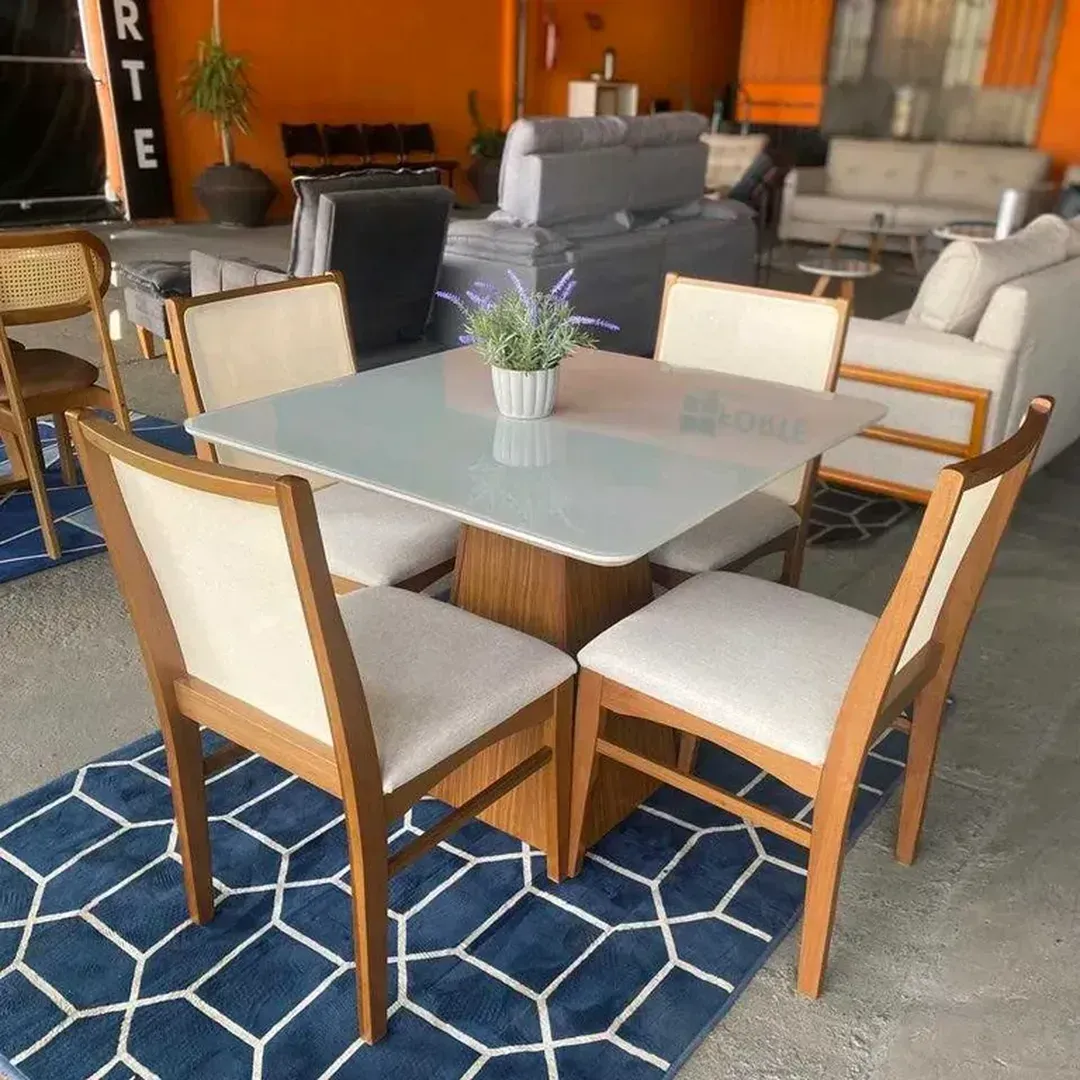 CONJUNTO MESA PRADA 90 x 90  - 1