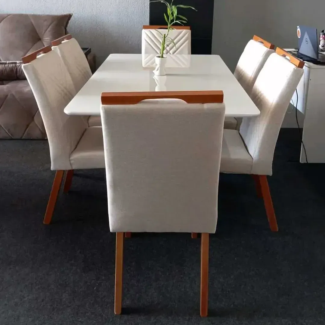 MESA LECTUS COM 6 CADEIRAS SIMONE - 2
