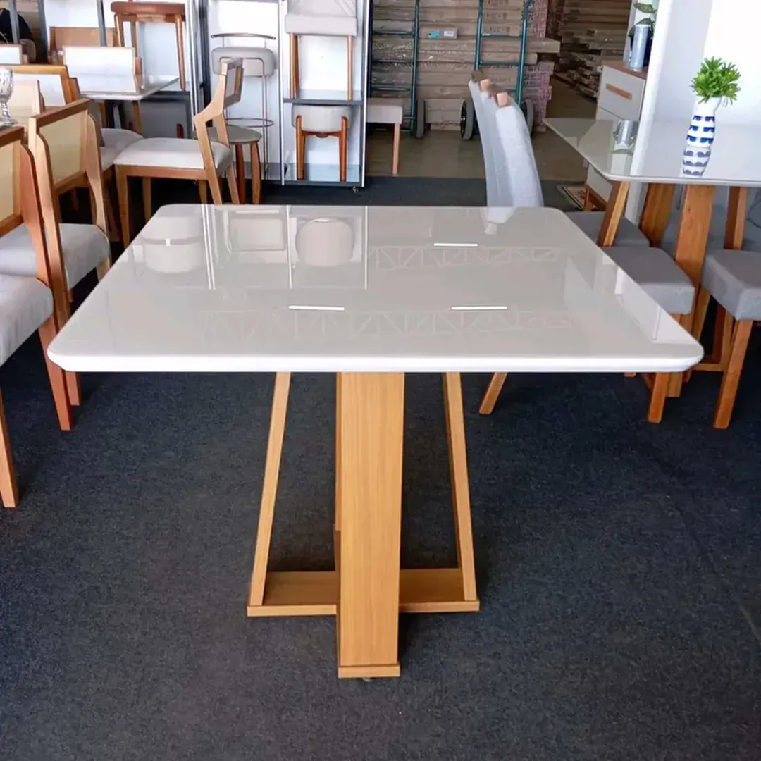 MESA RUBI 90 x 90 c 4 CADEIRAS SIMONE - 5