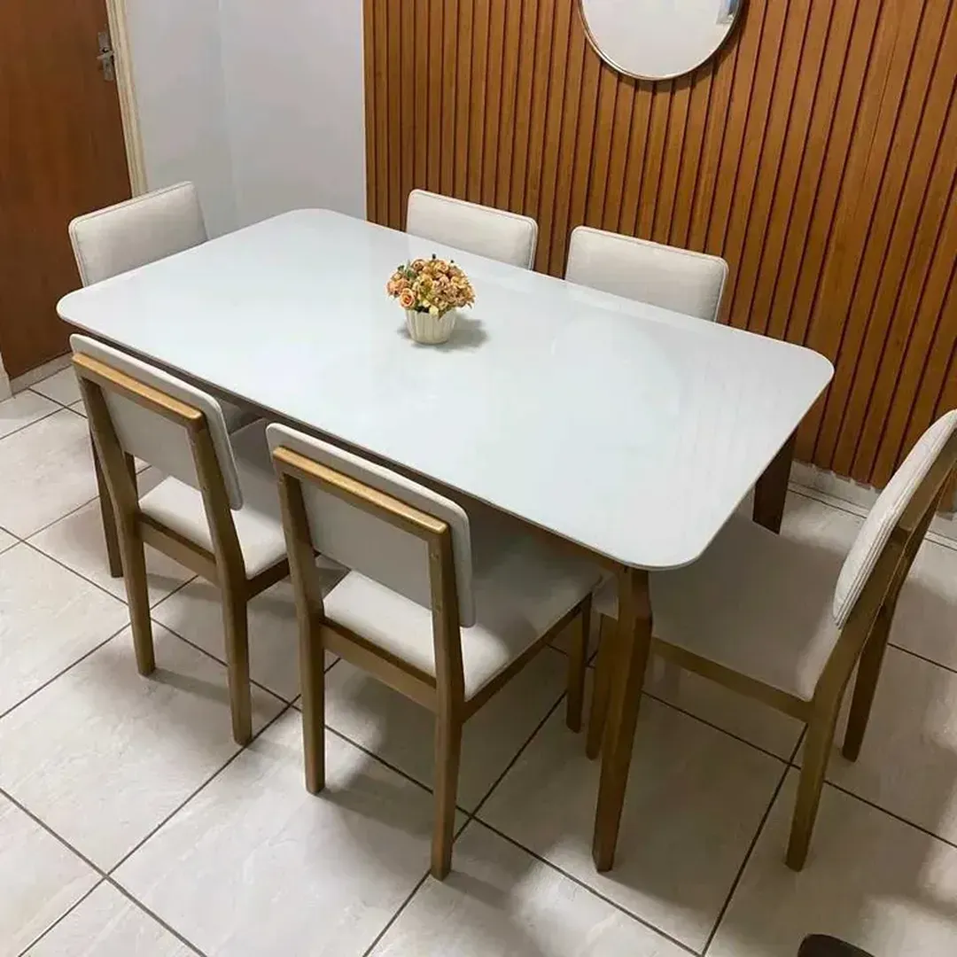 MESA AMETISTA C 6 CADEIRAS RUBI - 3