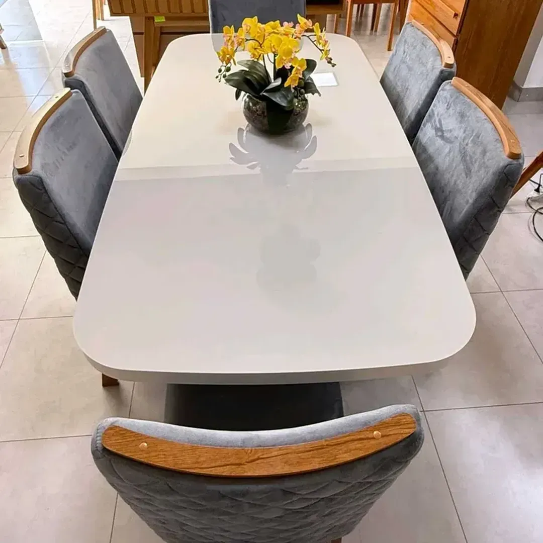 MESA BOM PASTOR LUXURY + CADEIRAS ALANA - 3