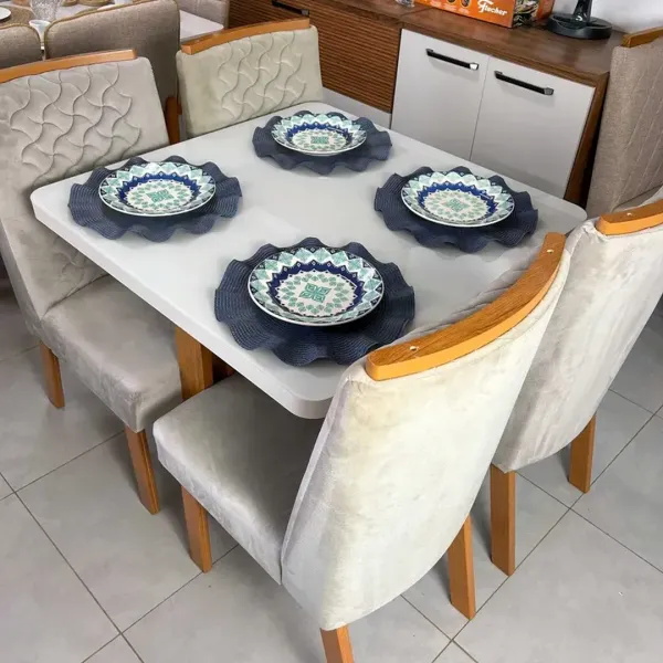 Conjunto de Mesa Sentra com 4 Cadeiras - Bom Pastor - imagem 1