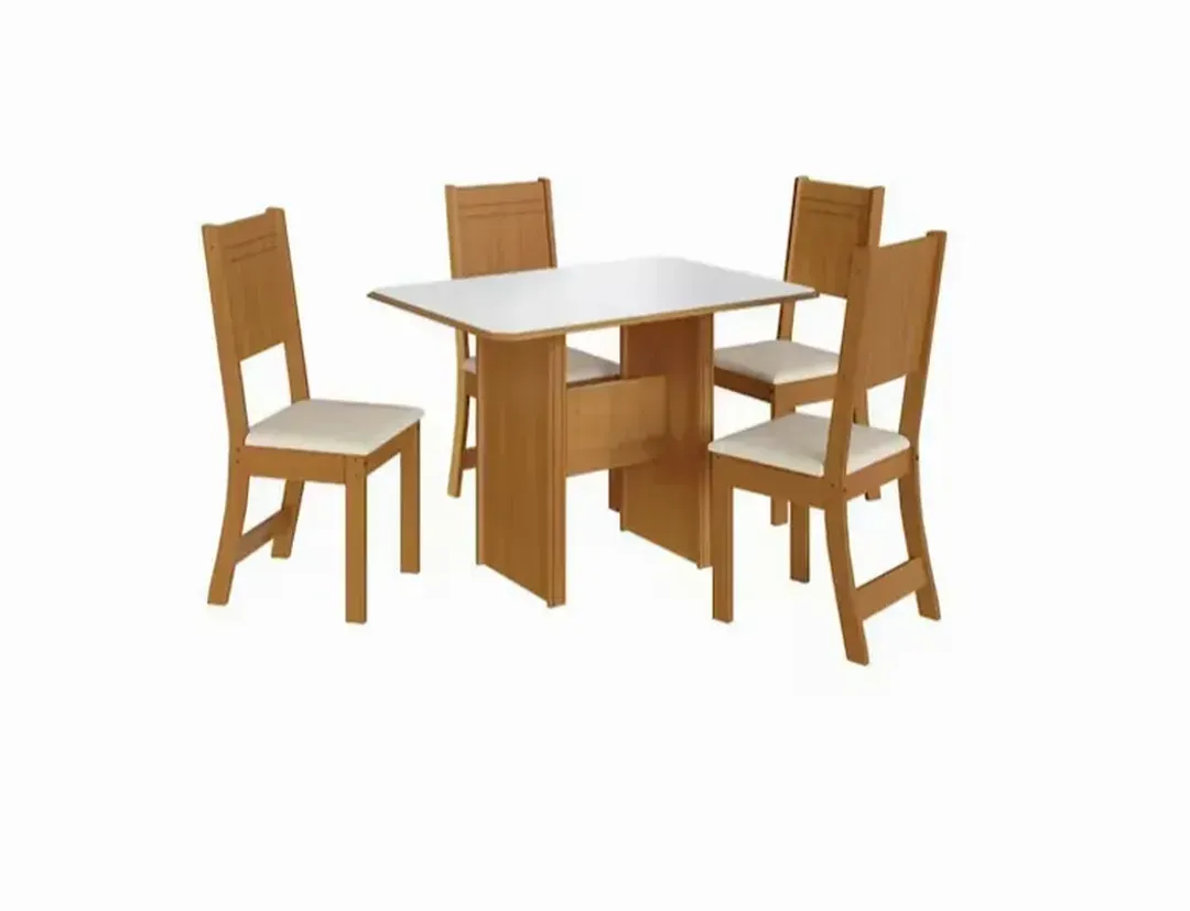 CONJUNTO DE MESA EVORA 1.10 C 4 CADEIRAS - 2