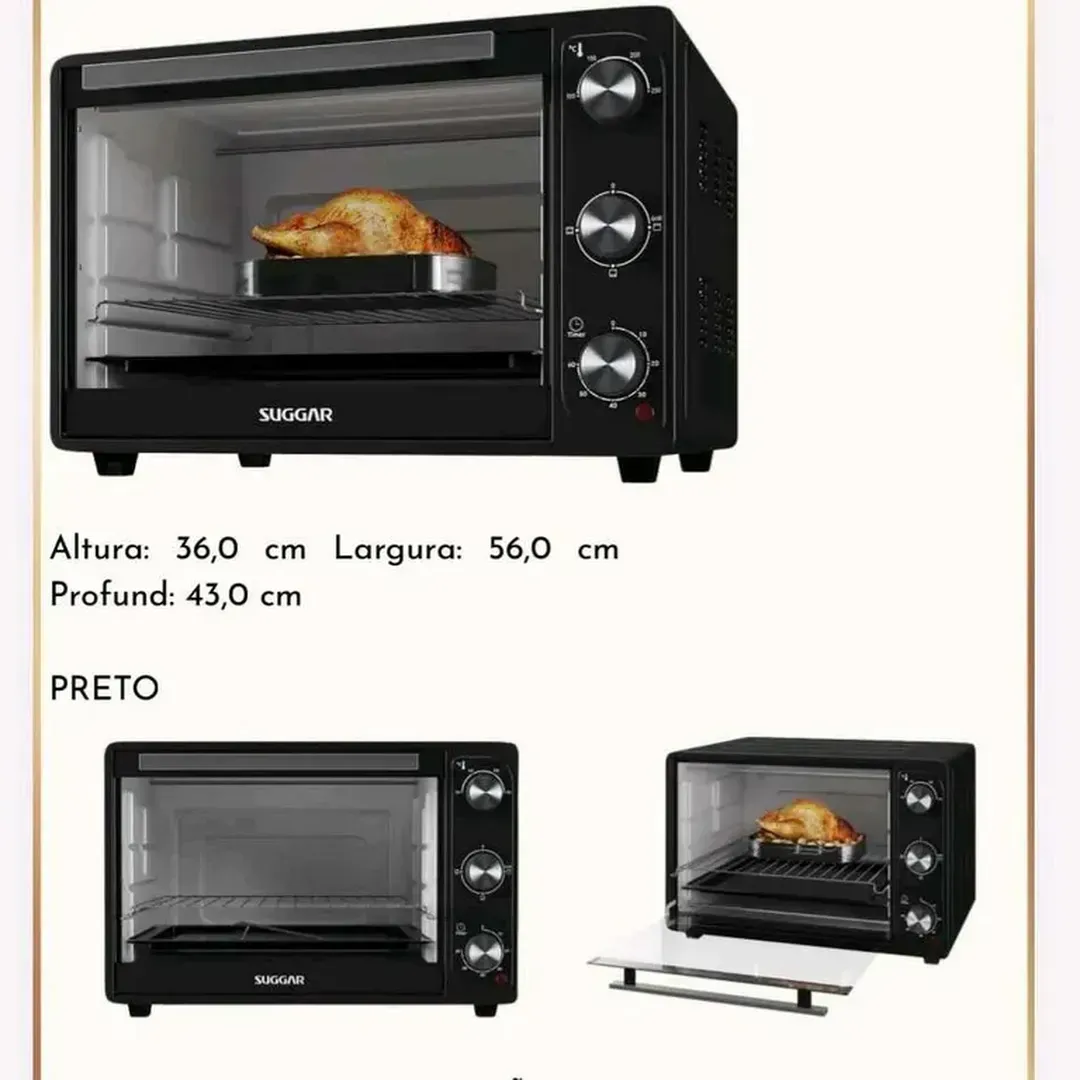 FORNO ELÉTRICO 50L- SUGGAR - 4
