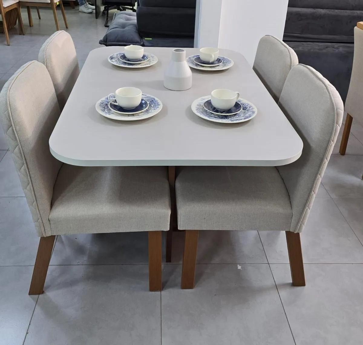 CONJUNTO SALA DE JANTAR BOM PASTOR REAL + 4 CADEIRAS VERSATI - 3