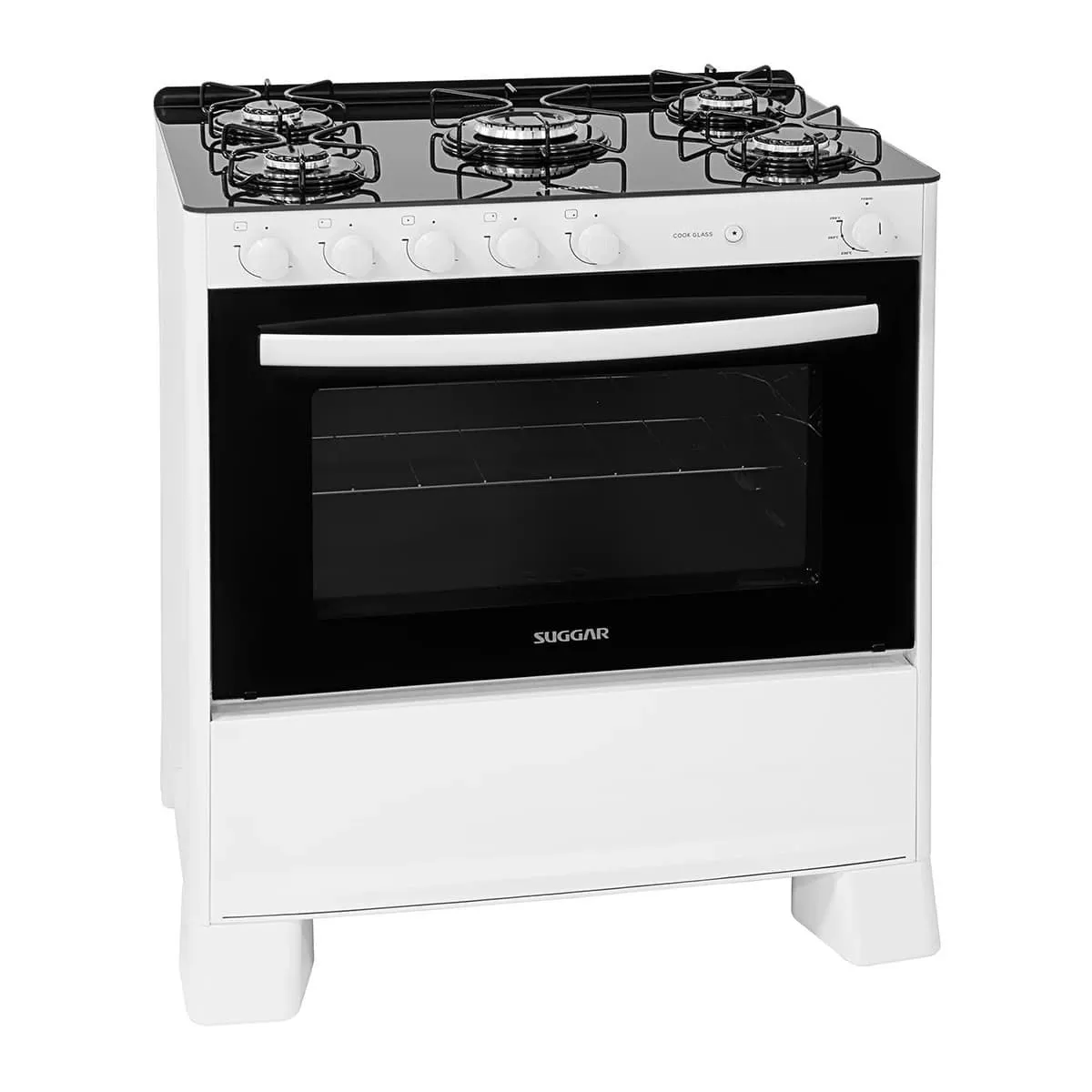 FOGÃO SUGGAR COOK GLASS 5B BIVOLT  - 1