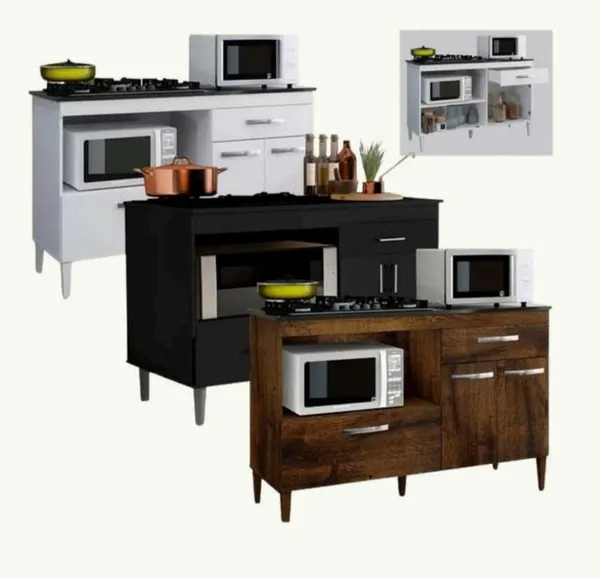 BALCÃO 1.40 P/ COOKTOP 5 BOCAS - imagem 1