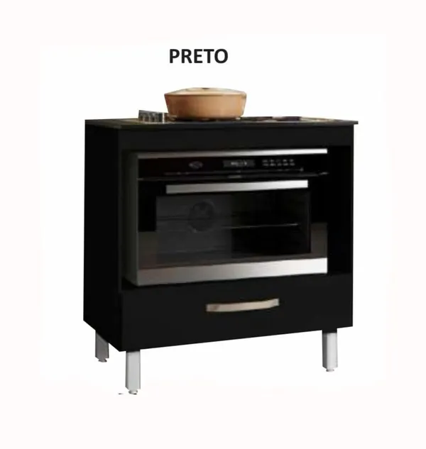 BALCÃO MILA P/FOGÃO COOKTOP 4 OU 5 BOCAS  - imagem 2