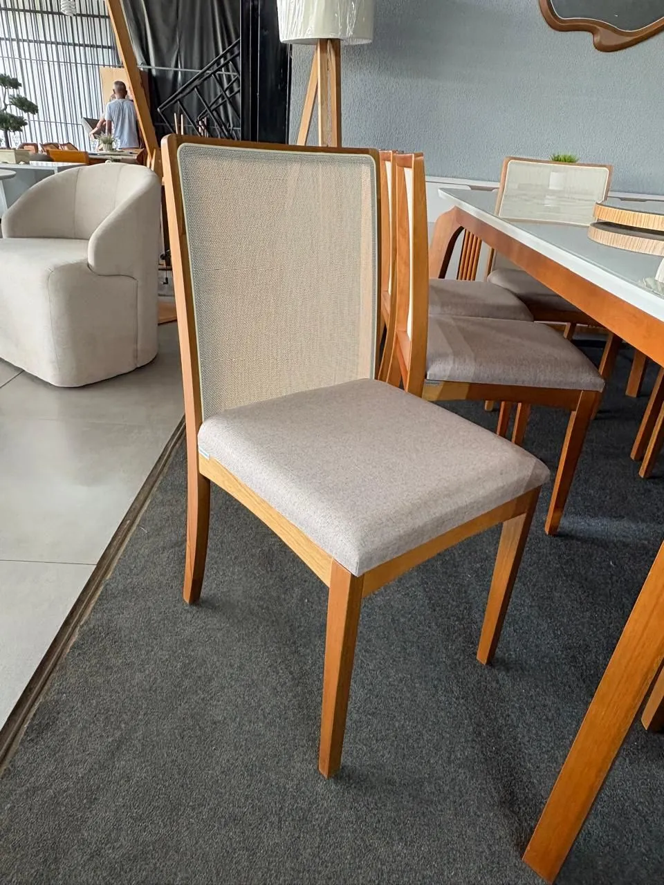 MESA PETRA C/ 8 CADEIRAS LARA KAPPESBERG C/ PRATO GIRATÓRIO - 3