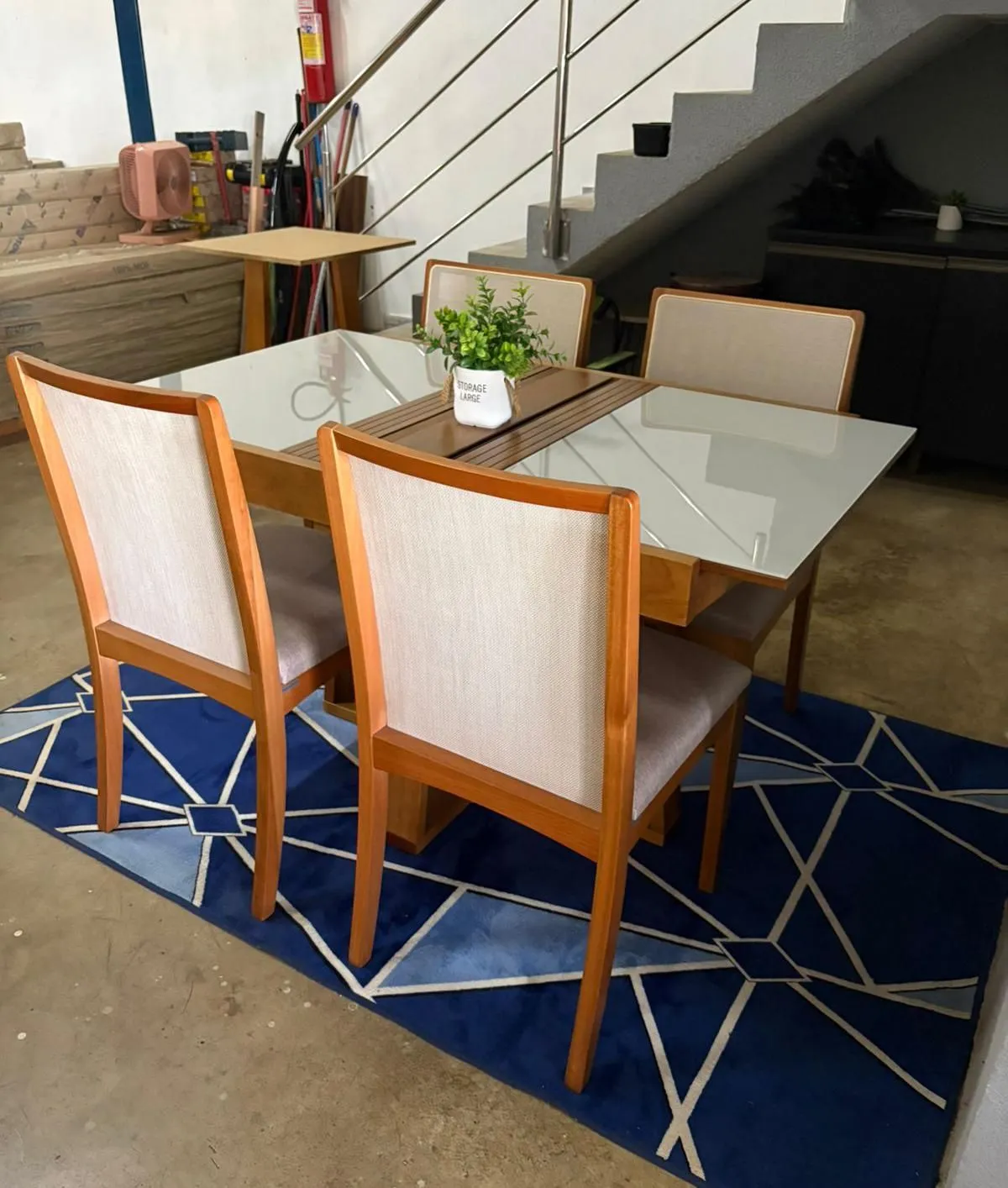 MESA EXTENSIVA ITALIA C/ 4 CADEIRAS LARA KAPPESBERG - 2