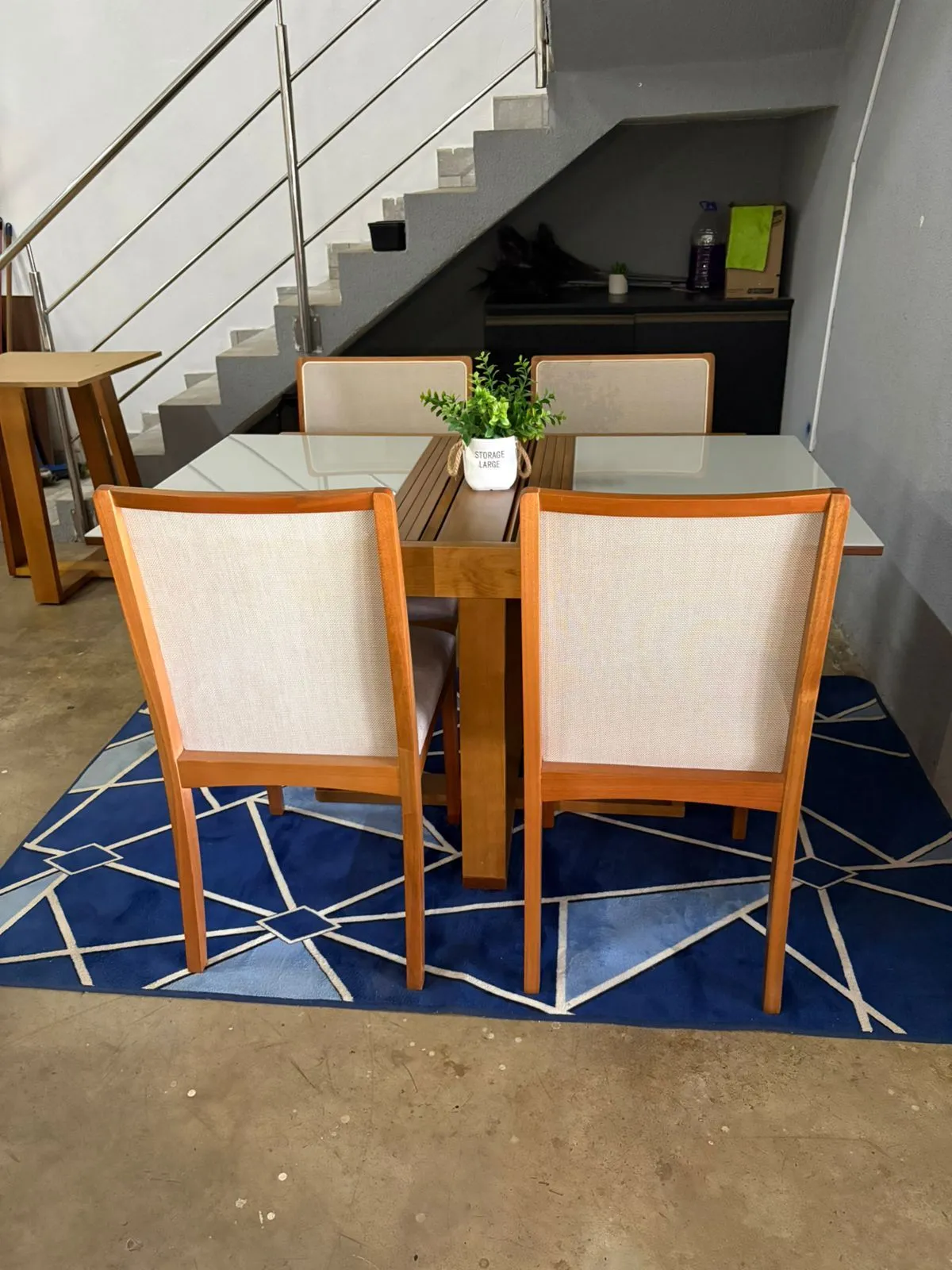 MESA EXTENSIVA ITALIA C/ 4 CADEIRAS LARA KAPPESBERG - 4