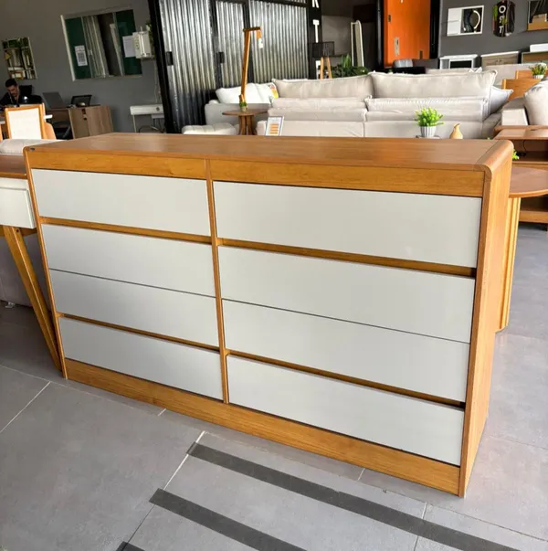 COMODA 8 GAVETAS ESPANHA 100% MDF  - imagem 4