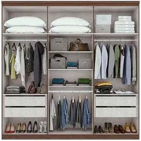 GUARDA ROUPA ALONZO 6 PTS 100% MDF - 4