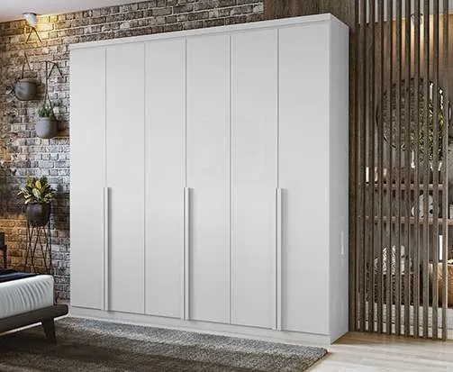 GUARDA ROUPA ALONZO 6 PTS 100% MDF - 2