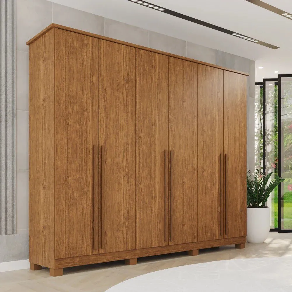 Roupeiro Antares 6 Portas 100% MDF - 3