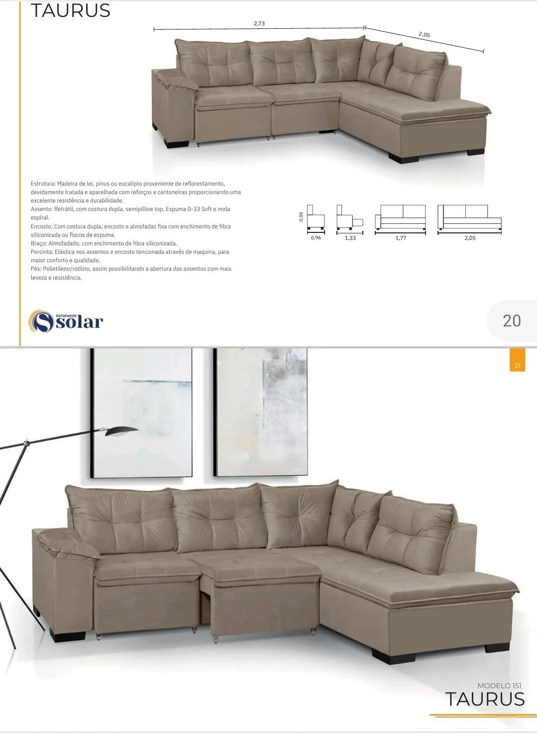 SOFA DE CANTO TAURUS - 4