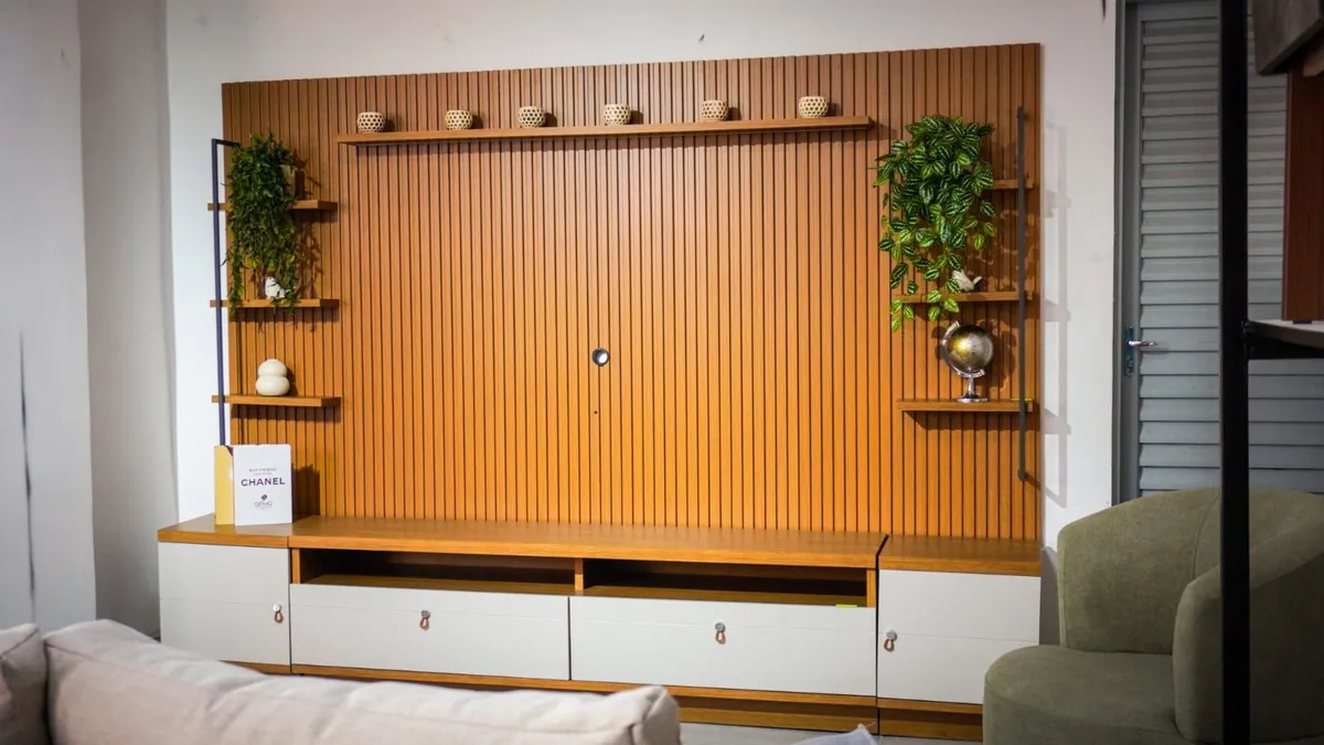 CONJUNTO PAINEL + RACK E MÓDULOS OURO PRETO - 2